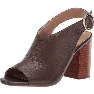 Franco Sarto Sigi peep toe block heel